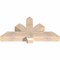 Ekena Millwork Redmond Smooth Timber Gable Bracket, Douglas Fir, 48"W x 24"H x 5 1/2"D x 5 1/2"F, 12/12 Pitch GBW048X24X0606RED00SDF - alternate 3